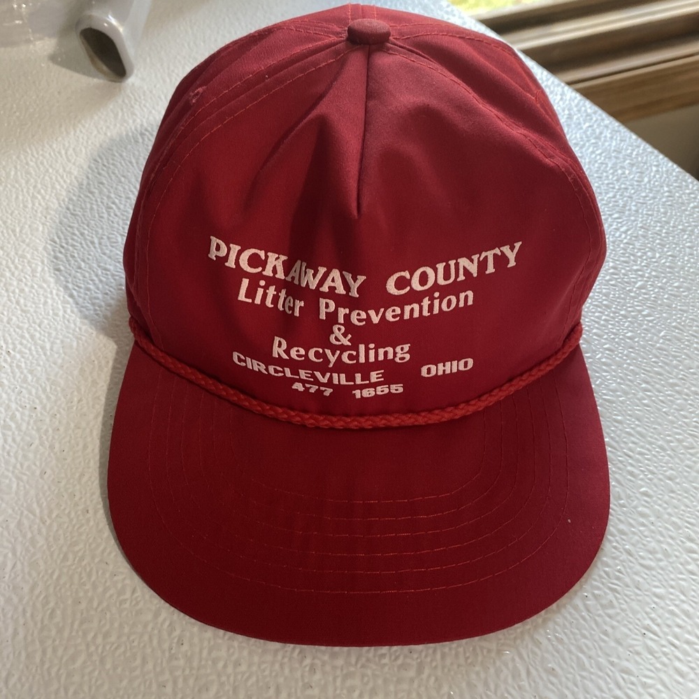 pickaway county ohio litter Prevention SnapBack cap hat